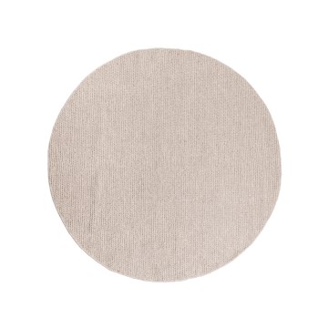 Vloerkleed FIR WOOL 160 cm 2600 g/m2 beige/naturel