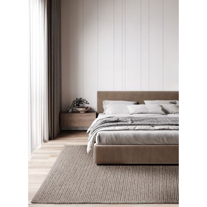Vloerkleed FIR WOOL 160x230 cm 2600 g/m2 beige/naturel