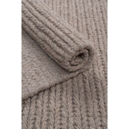 Vloerkleed FIR WOOL 160x230 cm 2600 g/m2 beige/naturel