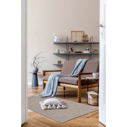 Vloerkleed FIR WOOL 70x140 cm 2 600 g/m2 beige/naturel