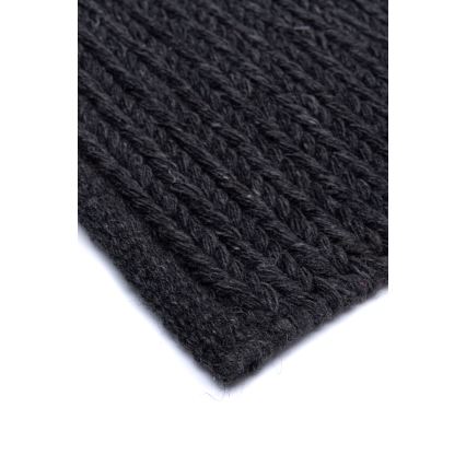 Vloerkleed FIR WOOL 70x140 cm 2600 g/m2 antraciet/naturel