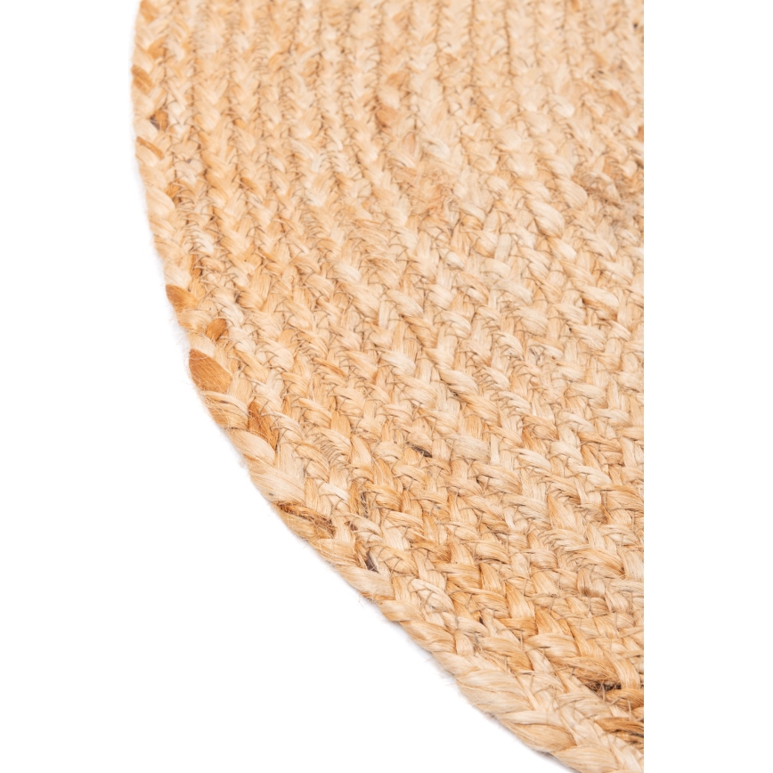 Vloerkleed JUTA 140 cm beige/naturel
