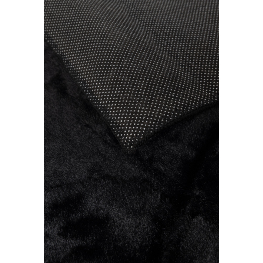 Vloerkleed RABBIT 3D 120 x 170 cm zwart