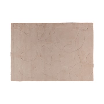 Vloerkleed RABBIT 3D 120x170 cm beige
