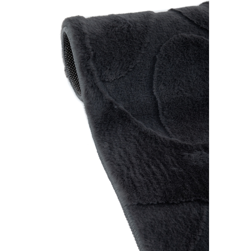 Vloerkleed RABBIT 3D 160x230 cm antraciet