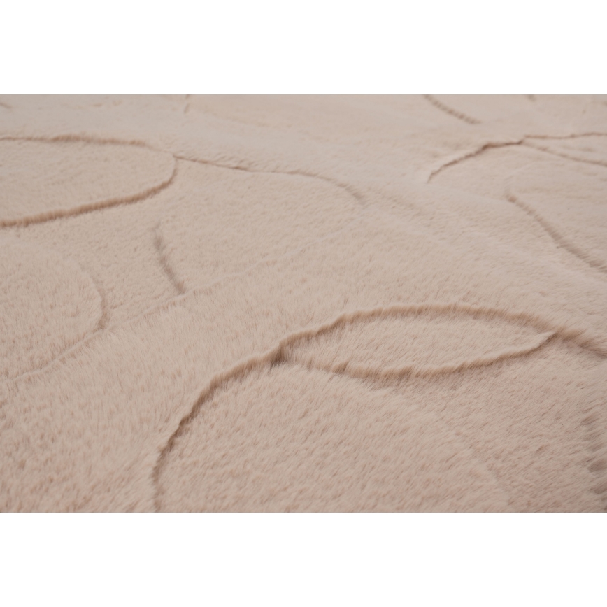 Vloerkleed RABBIT 3D 160x230 cm beige