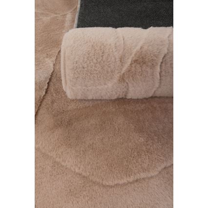 Vloerkleed RABBIT 3D 160x230 cm beige