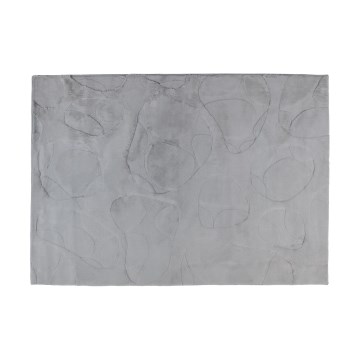 Vloerkleed RABBIT 3D 160x230 cm lichtgrijs