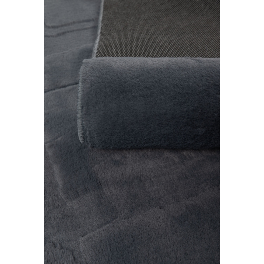Vloerkleed RABBIT 3D 80x150 cm antraciet