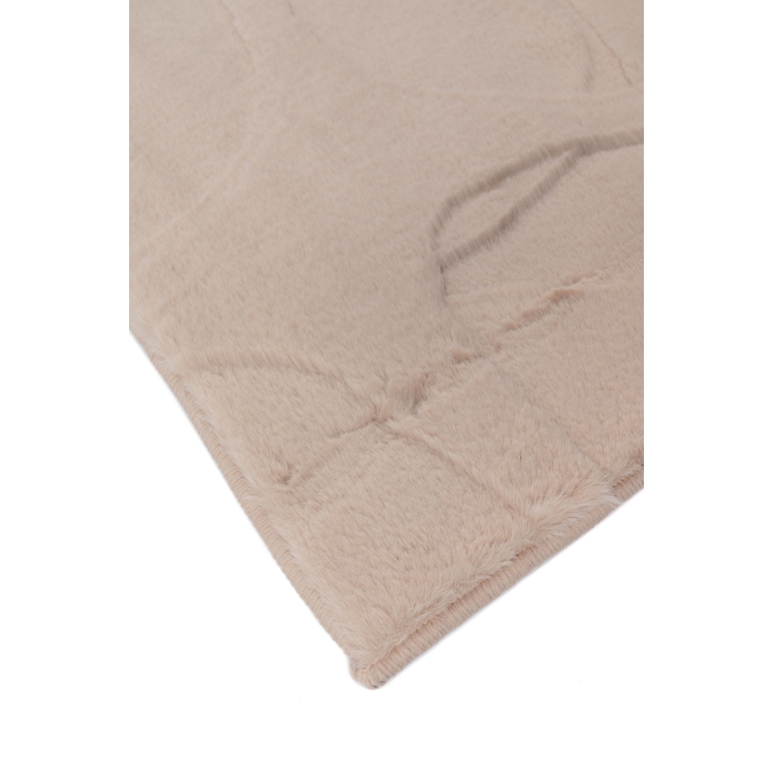 Vloerkleed RABBIT 3D 80x150 cm beige