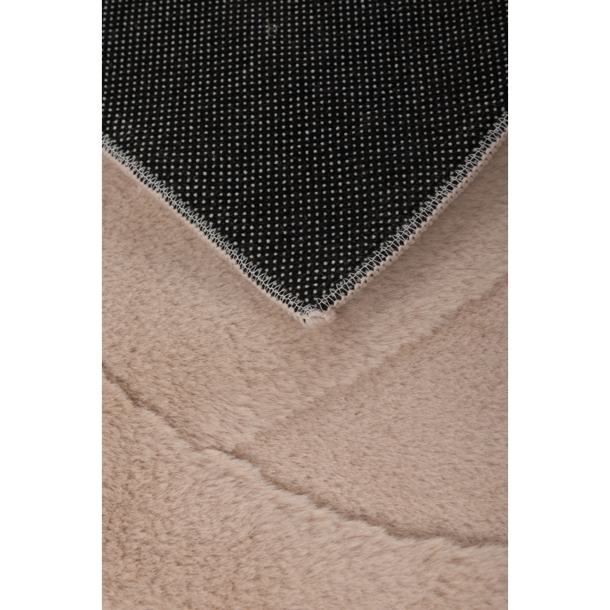 Vloerkleed RABBIT 3D 80x150 cm beige