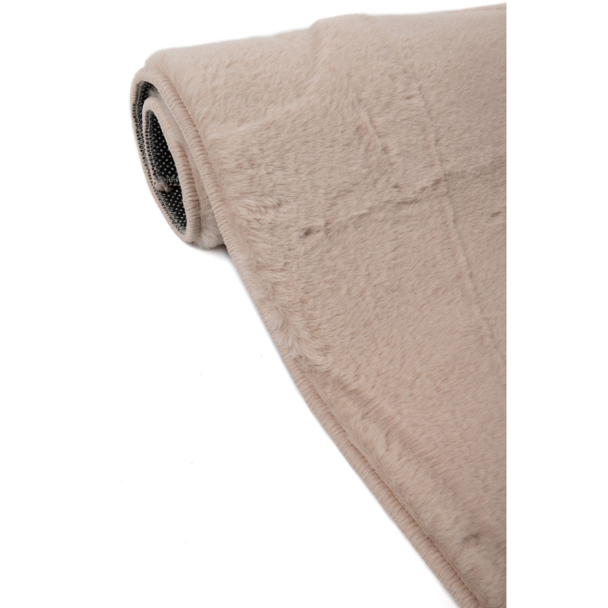 Vloerkleed RABBIT 3D 80x150 cm beige