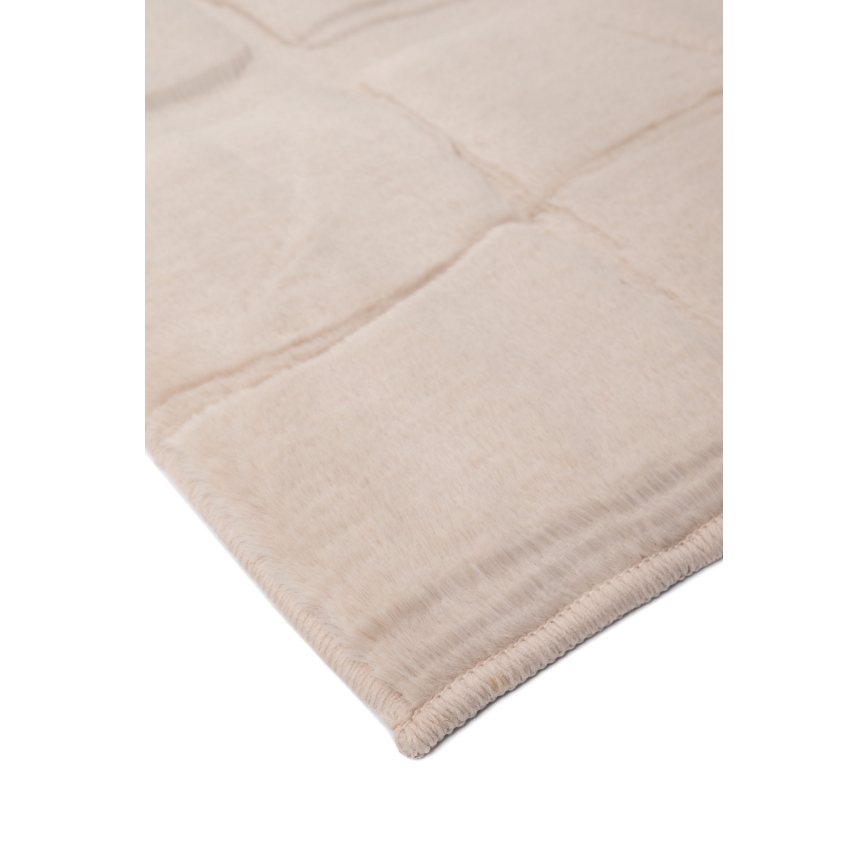 Vloerkleed RABBIT 3D 80x150 cm beige