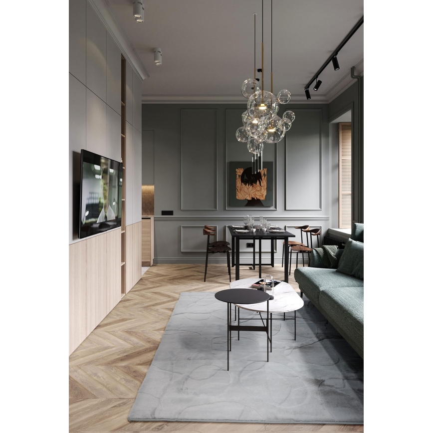 Vloerkleed RABBIT 3D 80x150 cm grijs