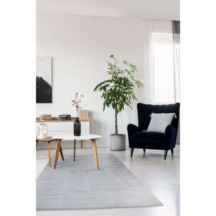 Vloerkleed RABBIT 3D 80x150 cm lichtgrijs