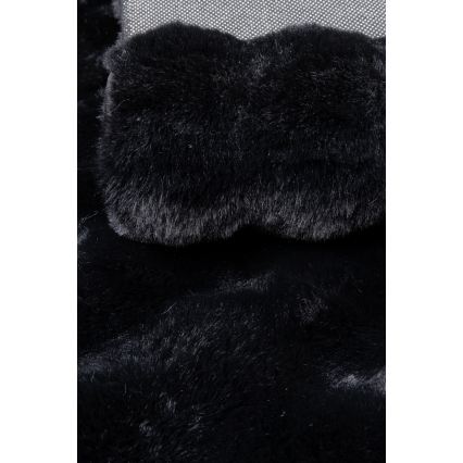 Vloerkleed RABBIT BUBBLE 120x170 cm zwart