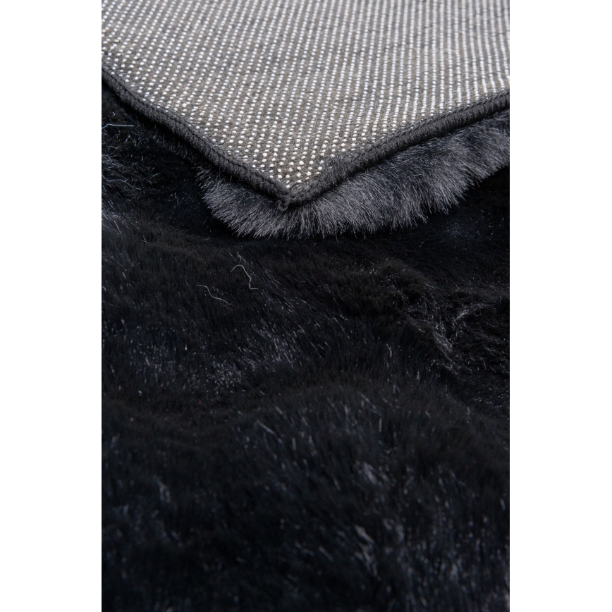 Vloerkleed RABBIT BUBBLE 120x170 cm zwart