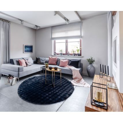 Vloerkleed RABBIT BUBBLE 160 cm donkerblauw