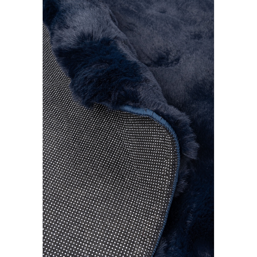 Vloerkleed RABBIT BUBBLE 160 cm donkerblauw
