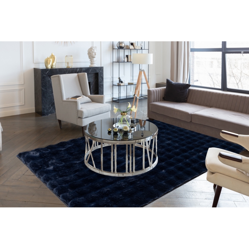 Vloerkleed RABBIT BUBBLE 160x230 cm blauw