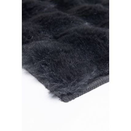 Vloerkleed RABBIT BUBBLE 80x150 cm zwart