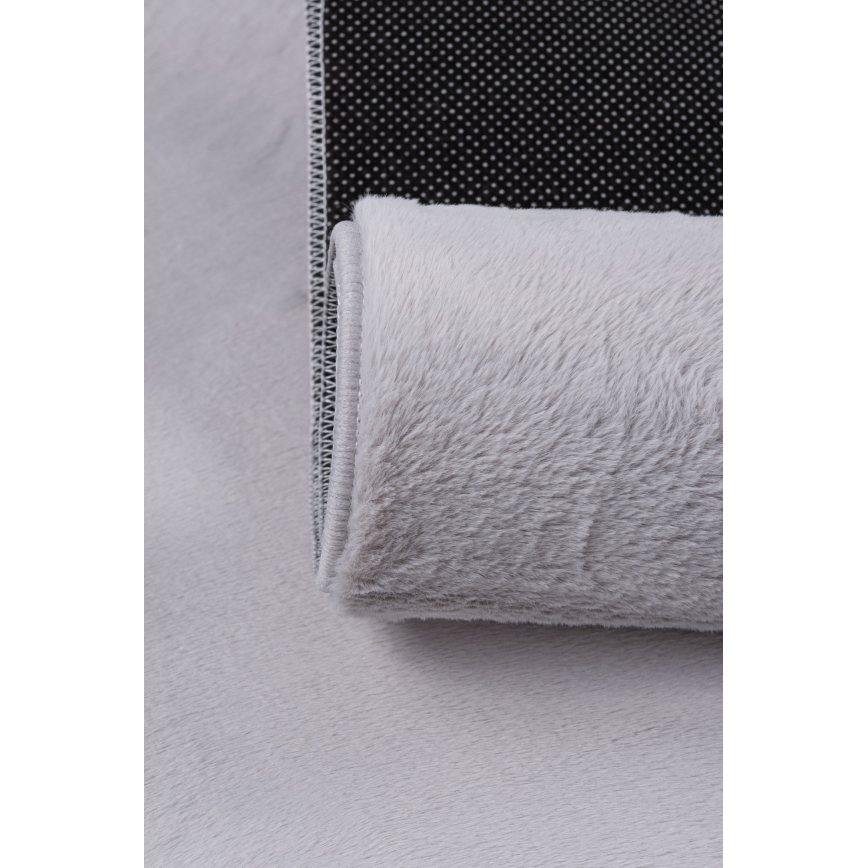 Vloerkleed RABBIT-FOX 120x160 cm grijs