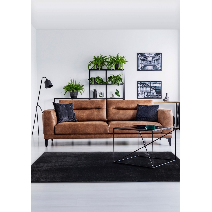 Vloerkleed RABBIT-FOX 160x230 cm zwart