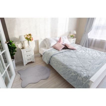 Vloerkleed RABBIT-FOX 60x90 cm grijs