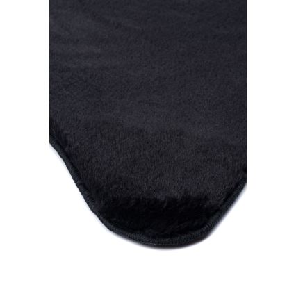 Vloerkleed RABBIT-FOX 60x90 cm zwart