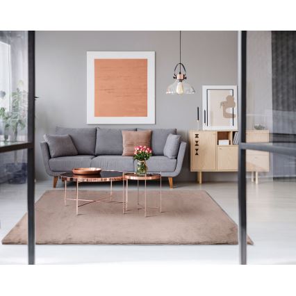 Vloerkleed RABBIT-ROSA NEW 120 x 170 cm, 2000 g/m², beige