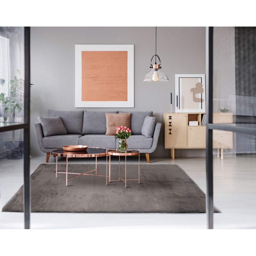 Vloerkleed RABBIT-ROSA NEW 80x150 cm 2000g/m2 bruin