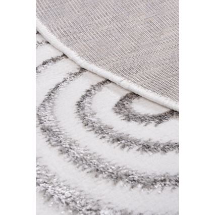 Vloerkleed SALAMANCA 100 cm grijs/wit