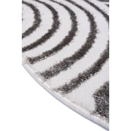 Vloerkleed SALAMANCA 100 cm grijs/wit