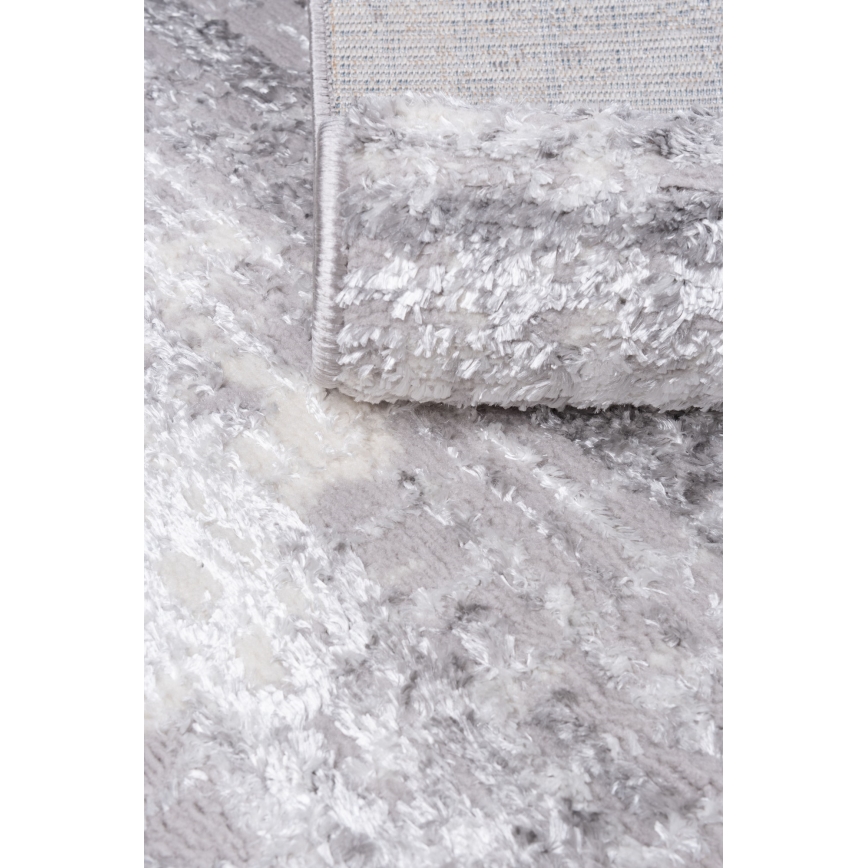Vloerkleed SALAMANCA 120 x 170 cm grijs/wit