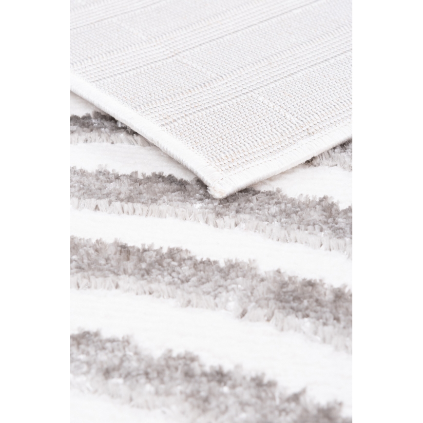 Vloerkleed SALAMANCA 120x170 cm grijs/wit
