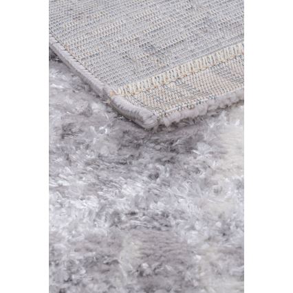 Vloerkleed SALAMANCA 67x120 cm grijs/wit