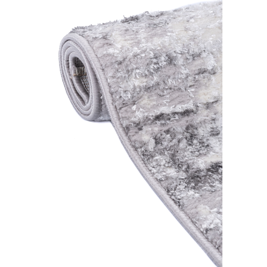Vloerkleed SALAMANCA 67x120 cm grijs/wit