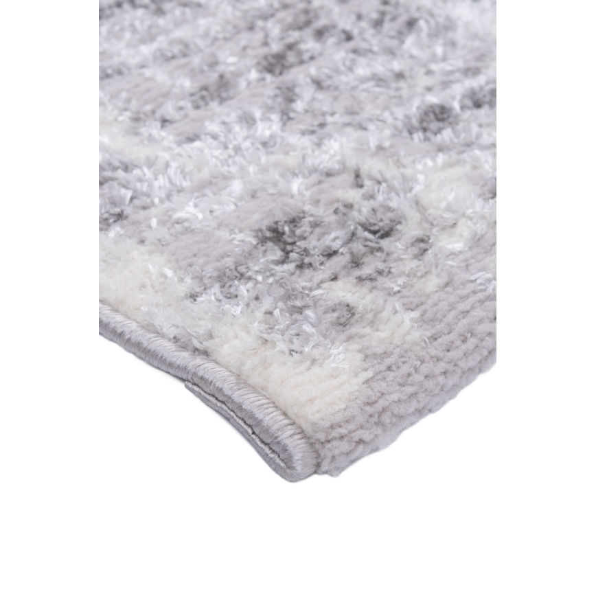 Vloerkleed SALAMANCA 67x120 cm grijs/wit