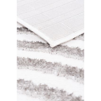 Vloerkleed SALAMANCA 67x120 cm grijs/wit
