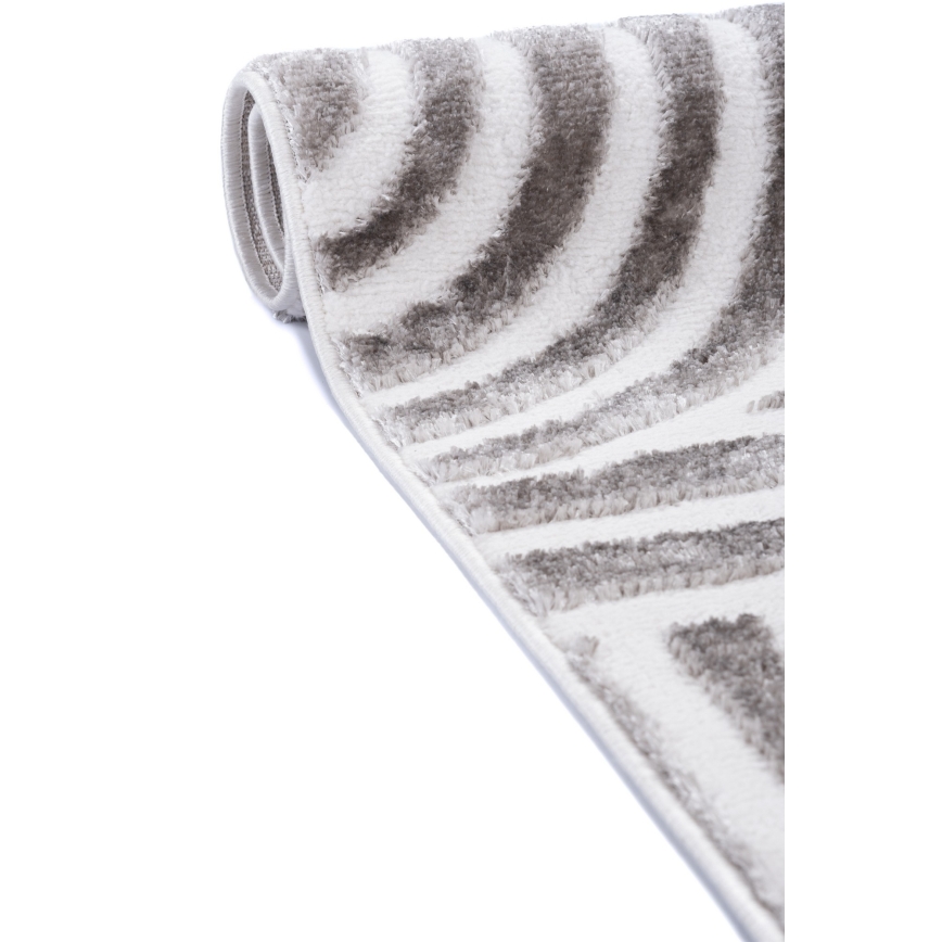 Vloerkleed SALAMANCA 67x120 cm grijs/wit
