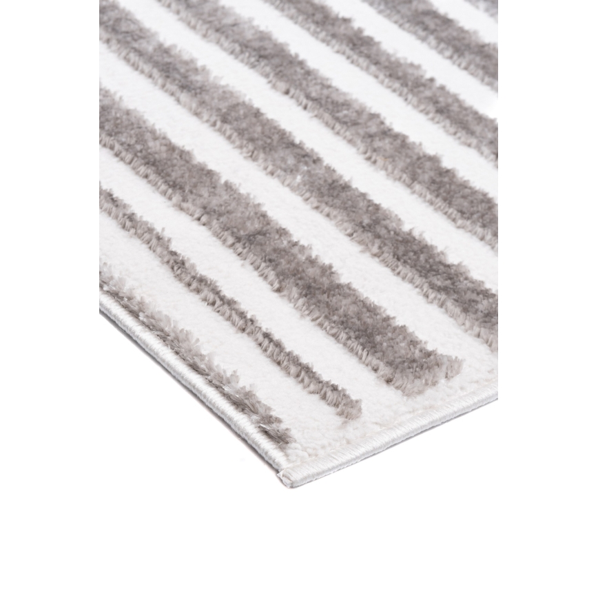 Vloerkleed SALAMANCA 67x120 cm grijs/wit