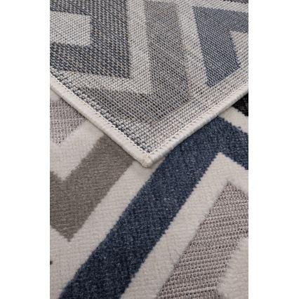 Vloerkleed SHIFT 120x160 cm grijs/blauw/beige
