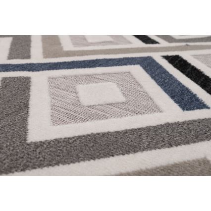 Vloerkleed SHIFT 120x160 cm grijs/blauw/beige