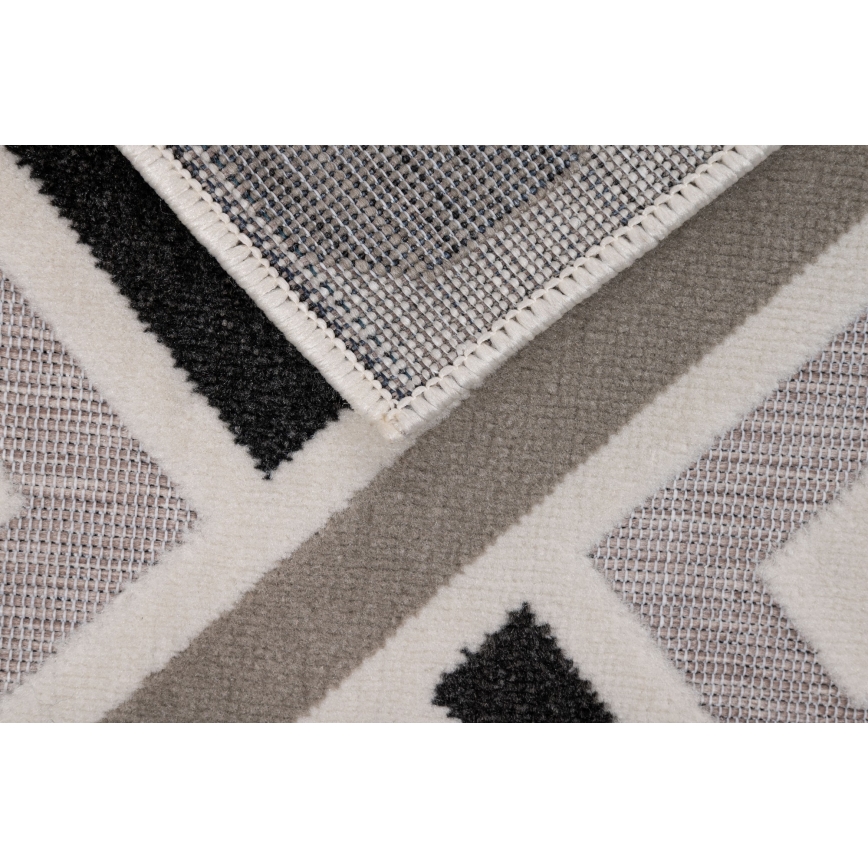 Vloerkleed SHIFT 120x160 cm grijs/blauw/beige