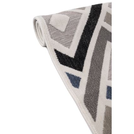 Vloerkleed SHIFT 120x160 cm grijs/blauw/beige