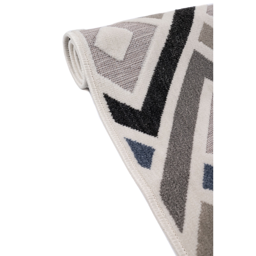 Vloerkleed SHIFT 120x160 cm grijs/blauw/beige