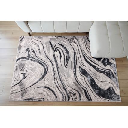 Vloerkleed STONE 120x160 cm grijs/antraciet