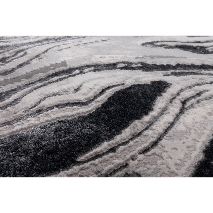 Vloerkleed STONE 120x160 cm grijs/antraciet