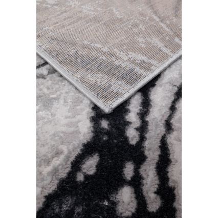 Vloerkleed STONE 120x160 cm grijs/antraciet