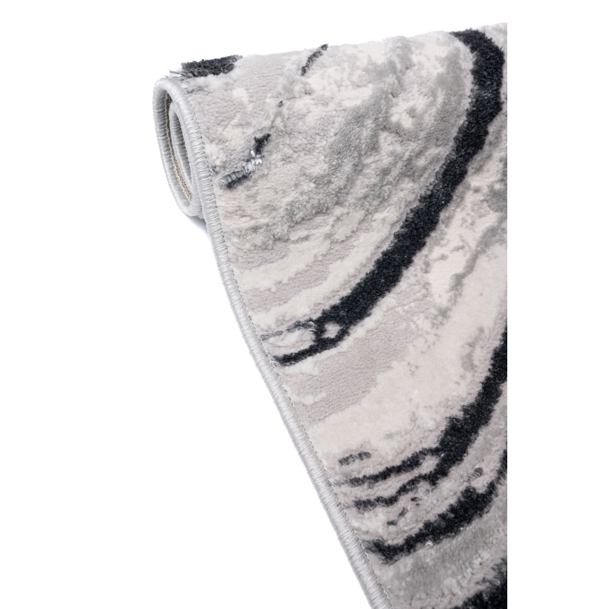 Vloerkleed STONE 120x160 cm grijs/antraciet